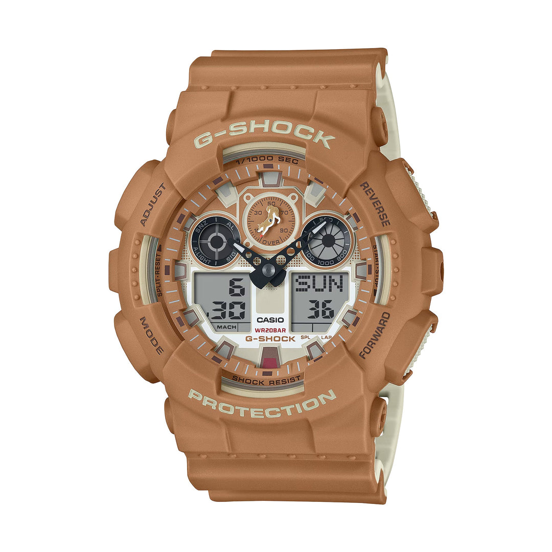 G-SHOCK CASUAL MENS WATCH GA-100SHB-5ADR