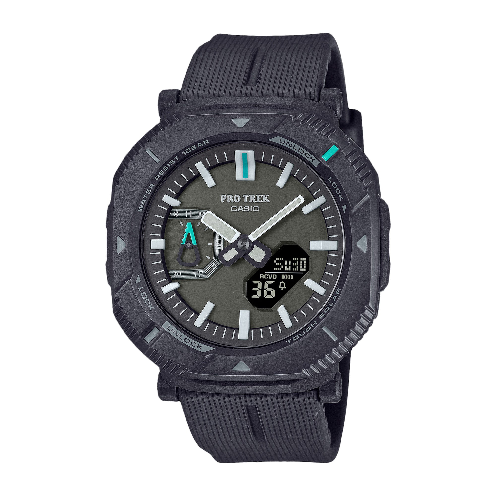 PRO TREK Sport Solar Powered Bluetooth Men Watch PRJ-B001-1DR – Jacobs ...