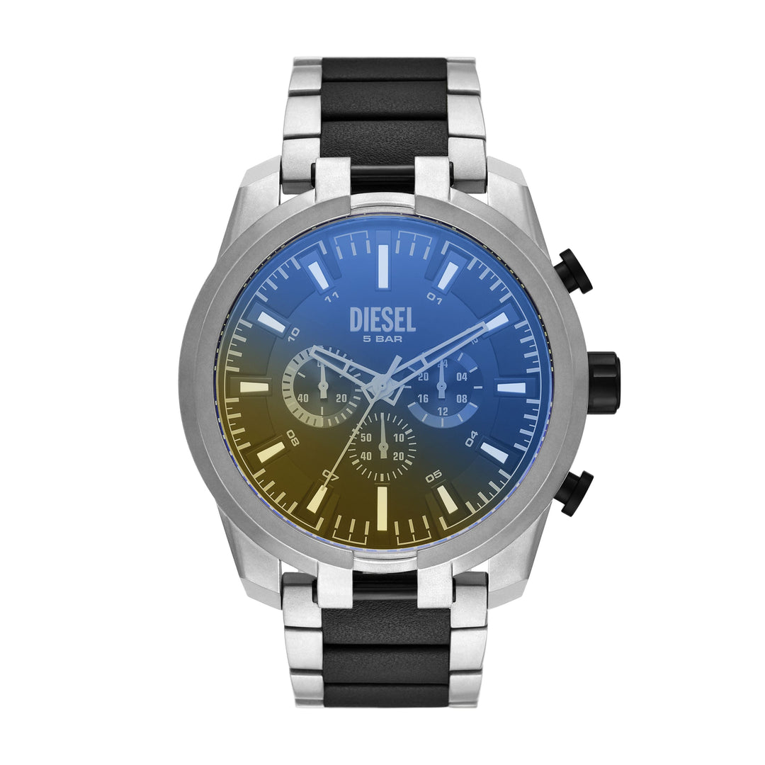DIESEL SPLIT ANALOG BLACK DIAL MEN&