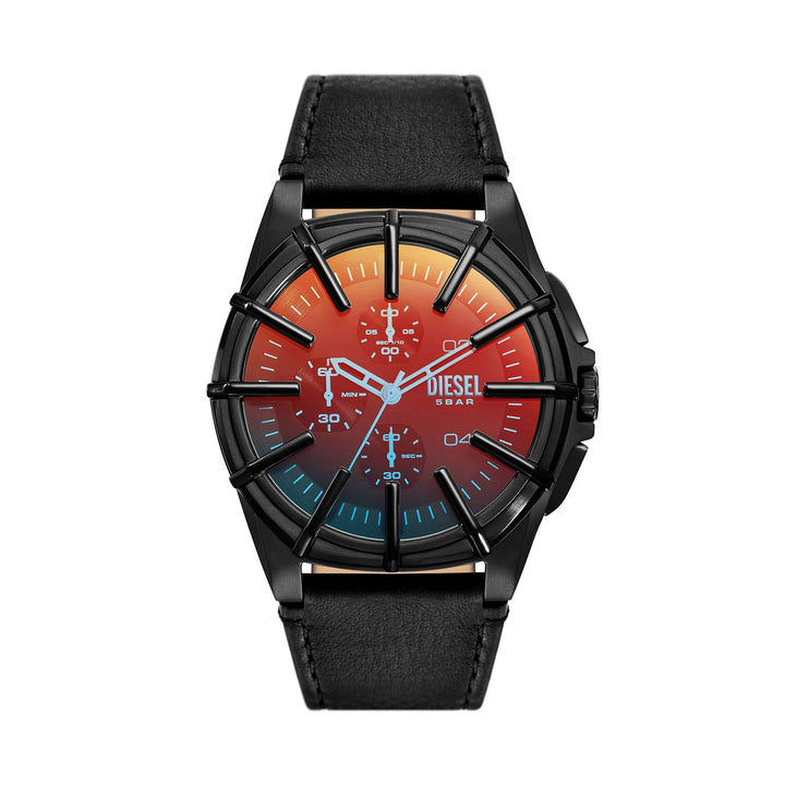 Diesel Framed Black Stainless Steel Men's Watch