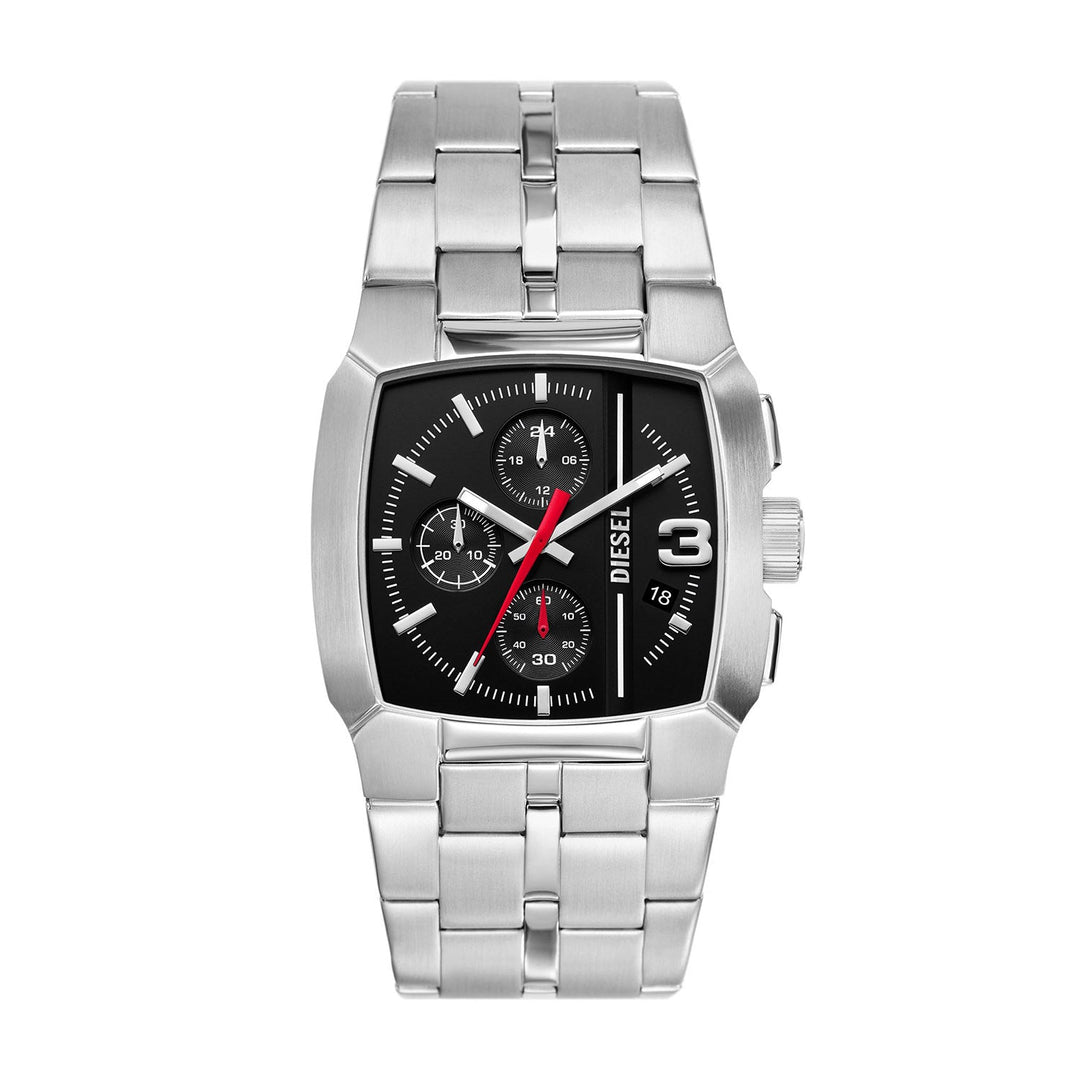 Diesel Cliffhanger Silver Stainless Steel Men&