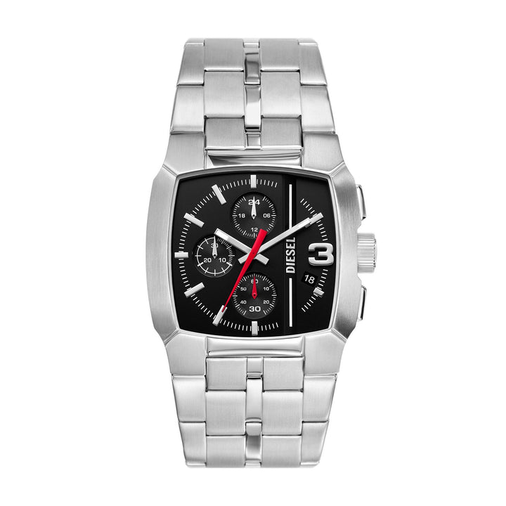 Diesel Cliffhanger Silver Stainless Steel Men&