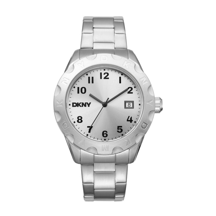 DKNY EVERYDAY Men's Silver Dial Stainless Steel Watch