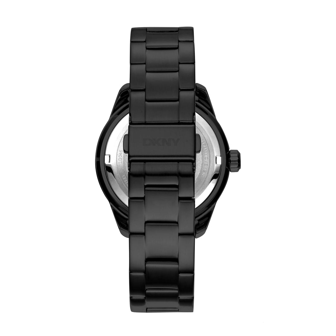 DKNY EVERYDAY Men's Black Dial Stainless Steel Watch
