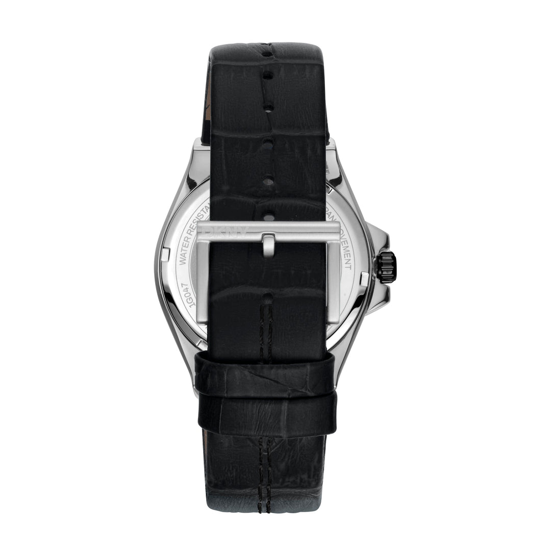 DKNY EVERYDAY Men's Dark Green Dial Leather Strap Watch