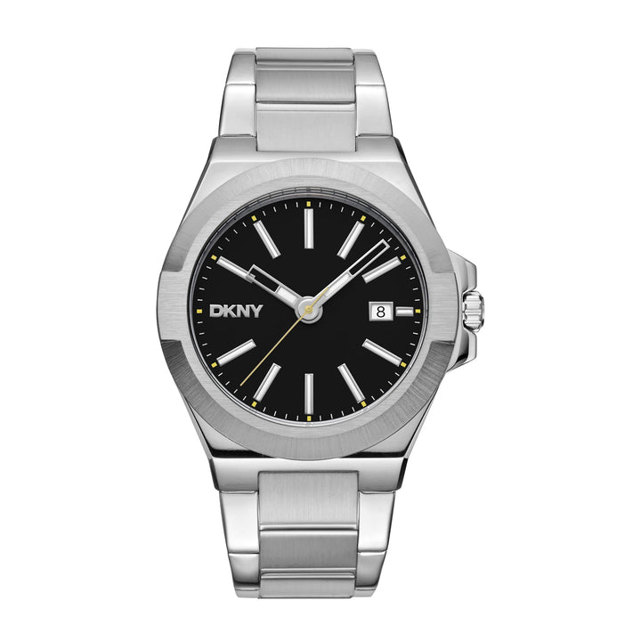 DKNY EVERYDAY Men's Black Dial Stainless Steel Watch