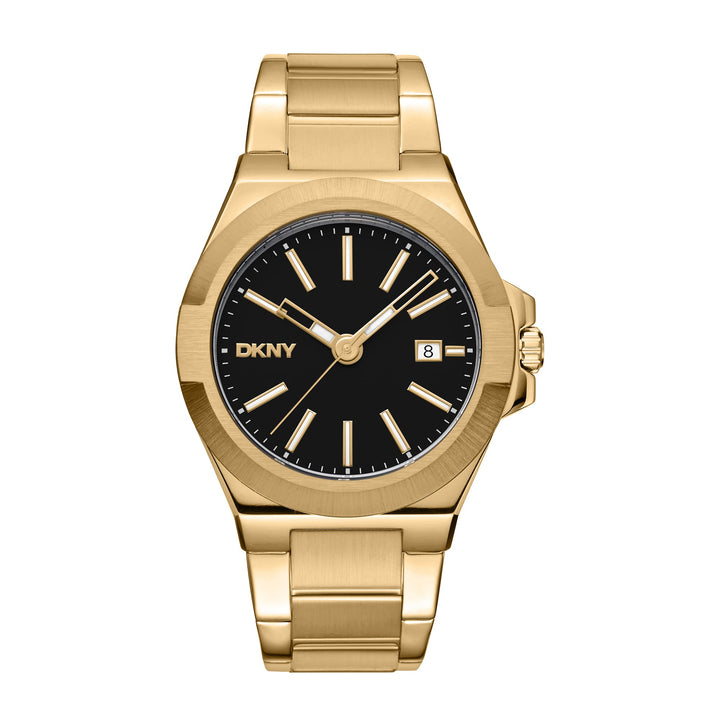 DKNY EVERYDAY Men's Black Dial Stainless Steel Watch