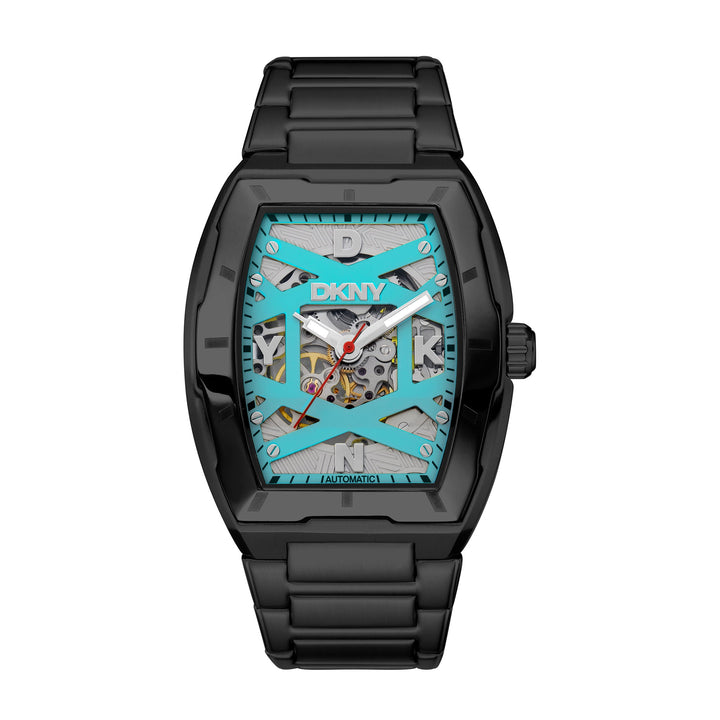 DKNY Automatic Active Men's Turquoise Dial Stainless Steel Watch