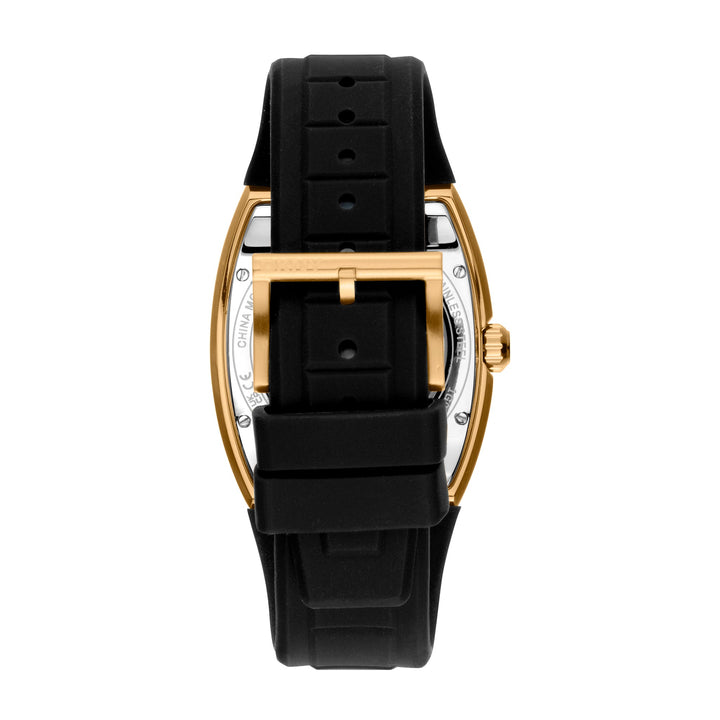 DKNY Automatic Active Men's Black Dial Silicone Strap Watch