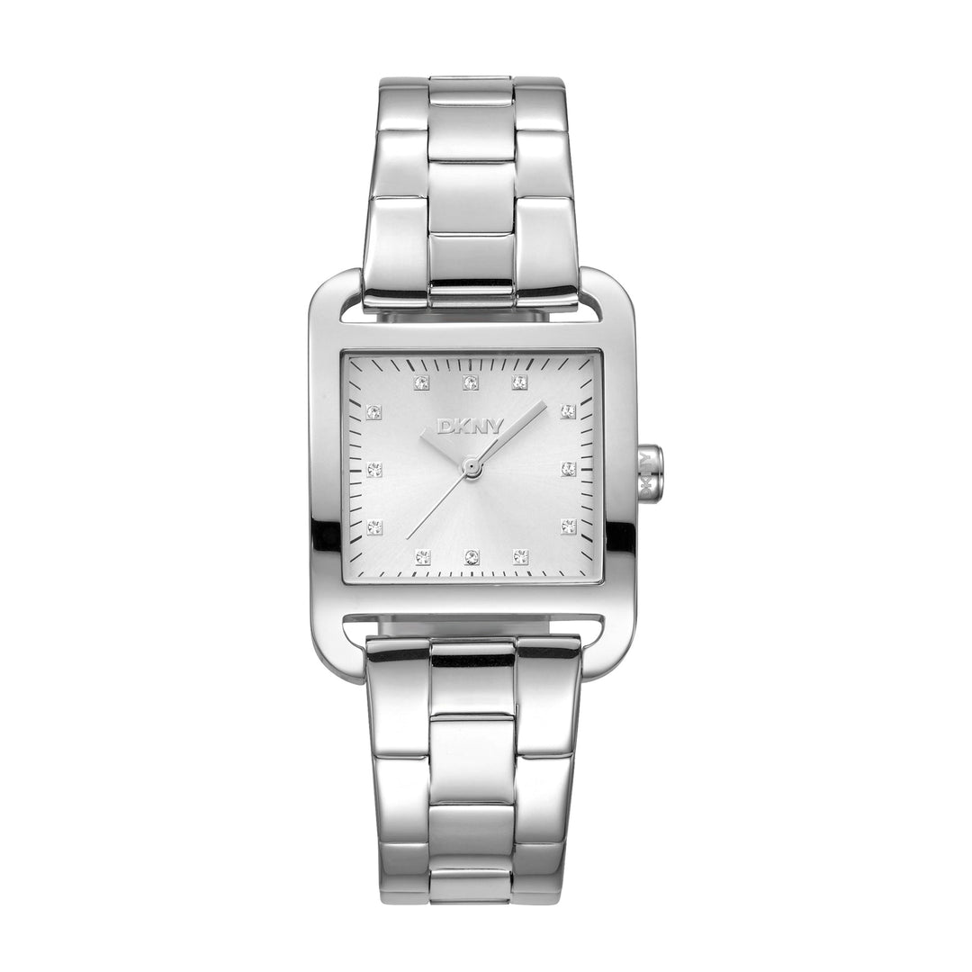 DKNY ICONIC Women's Light Blue Dial Stainless Steel Watch