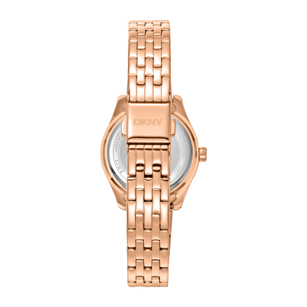 DKNY EVERYDAY Women's Rose Gold Dial Stainless Steel Watch