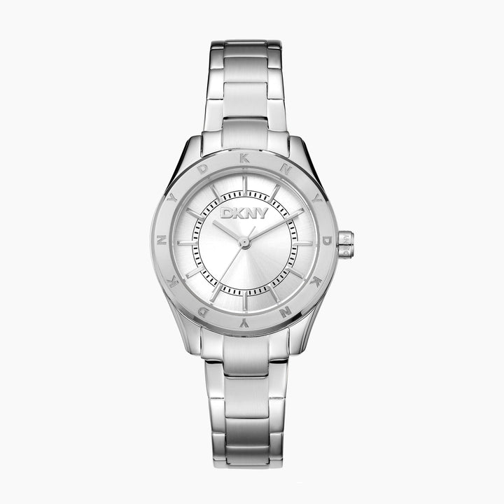 DKNY EVERYDAY Women's Silver Dial Stainless Steel Watch