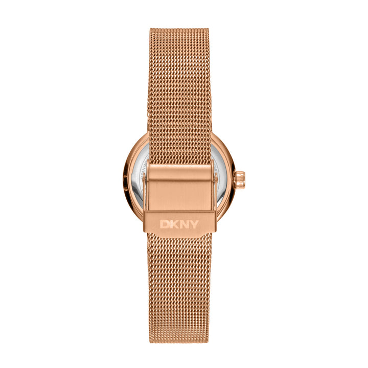 DKNY EVERYDAY Women's Rose Gold Dial Stainless Steel Watch