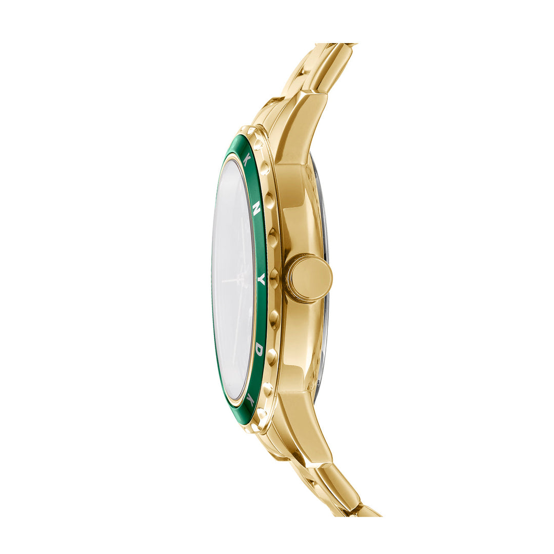 DKNY ACTIVE Women's Dark Green Dial Stainless Steel Watch