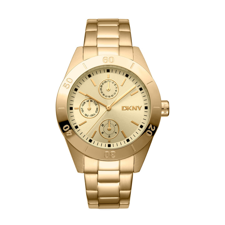 DKNY ACTIVE Women's Champagne Dial Stainless Steel Watch