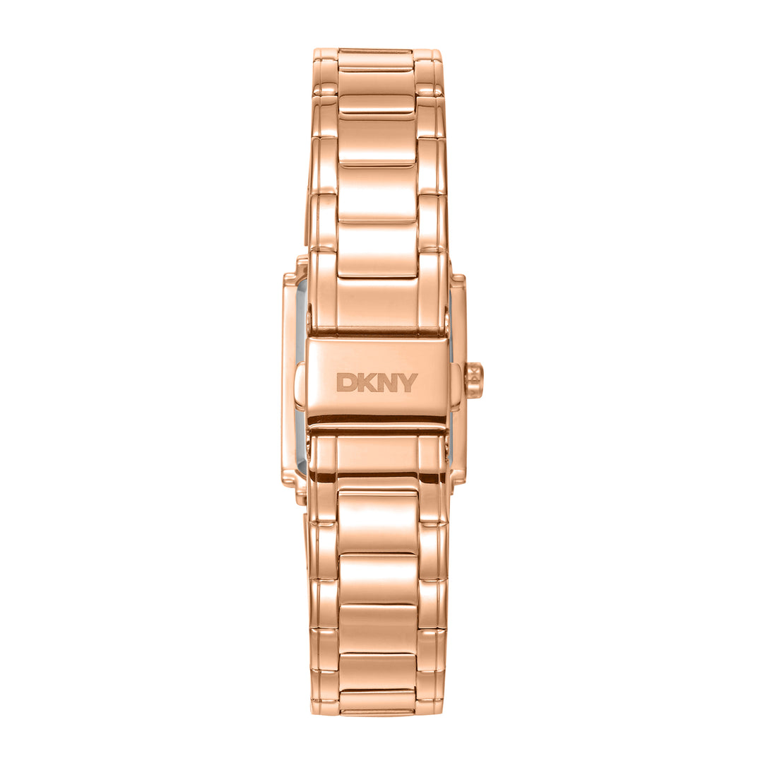 DKNY EVERYDAY Women's Rose Gold Dial Stainless Steel Watch