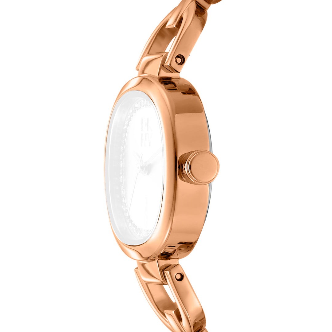DKNY EVERYDAY Women's Rose Gold Dial Stainless Steel Watch