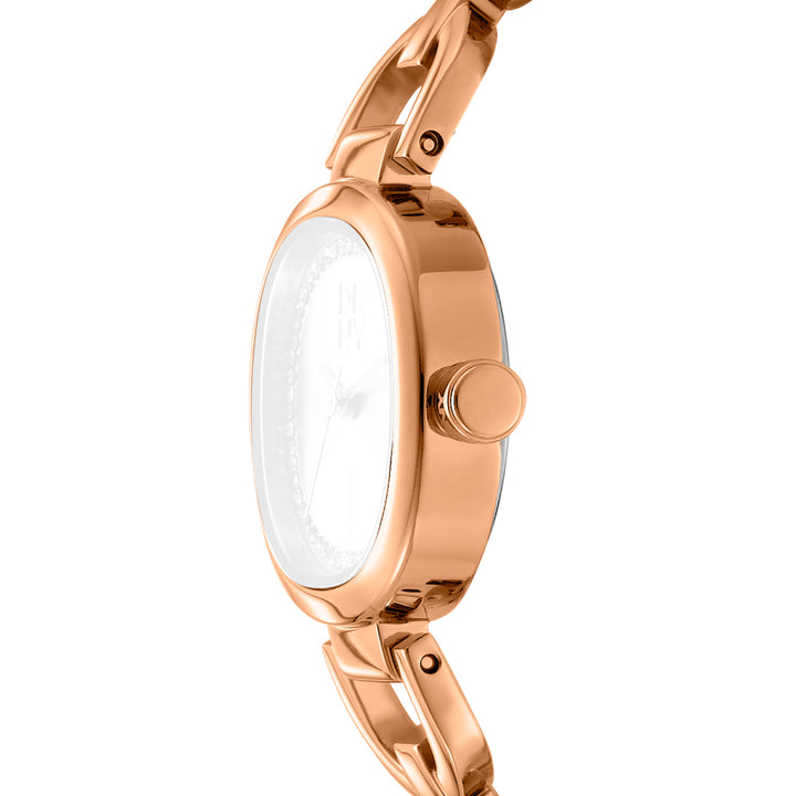 DKNY EVERYDAY Women's Rose Gold Dial Stainless Steel Watch