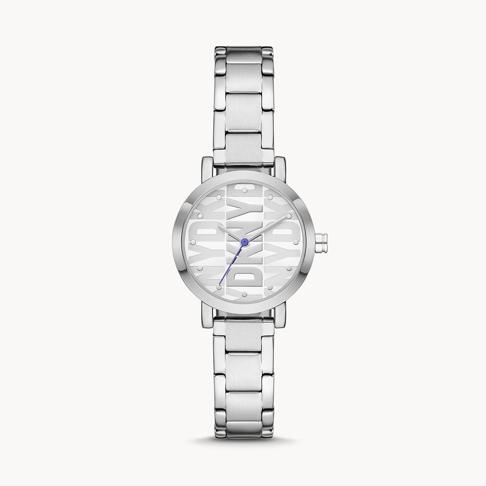 DKNY  SOHO SILVER STAINLESS STEEL WOMENS WATCH