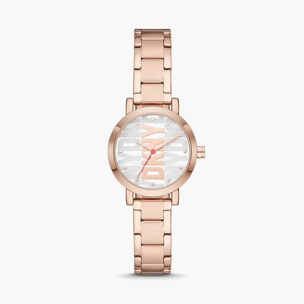DKNY  SOHO ROSE GOLD STAINLESS STEEL WOMENS WATCH