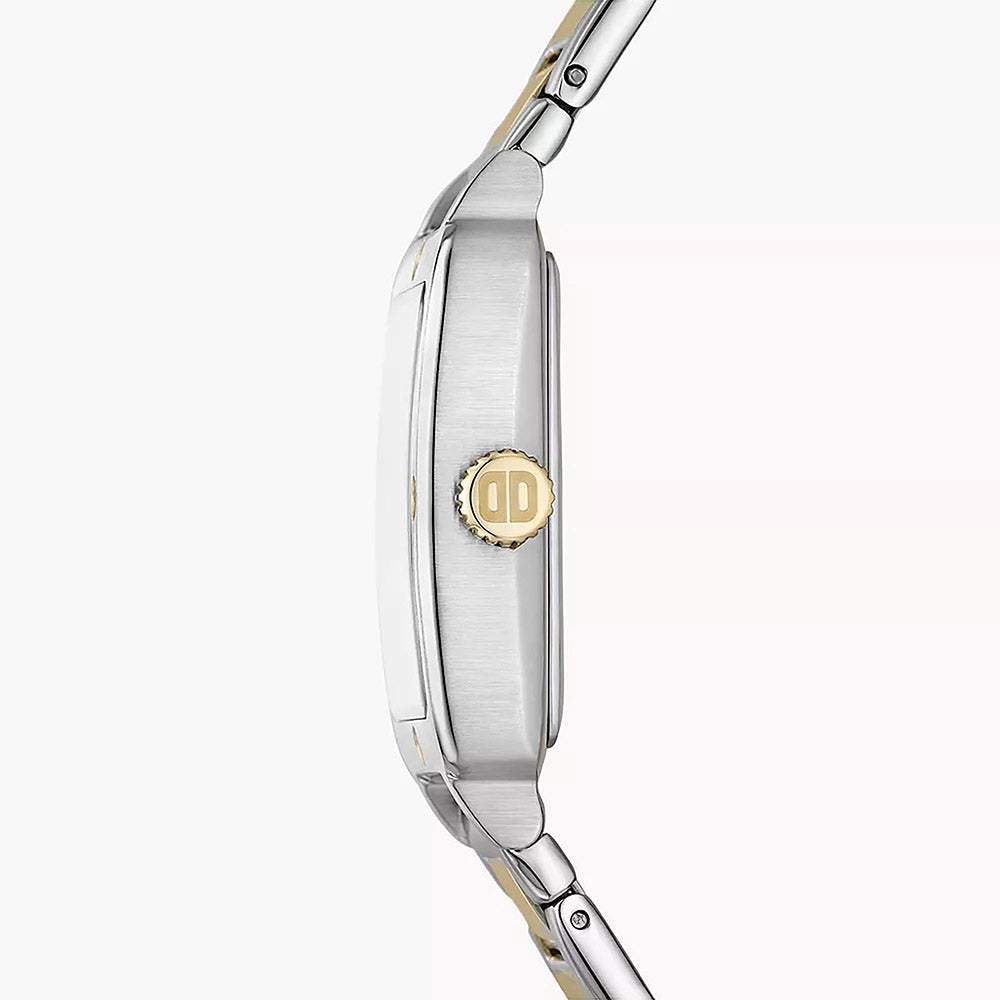 Dkny City Rivet Silver Stainless Steel Women&