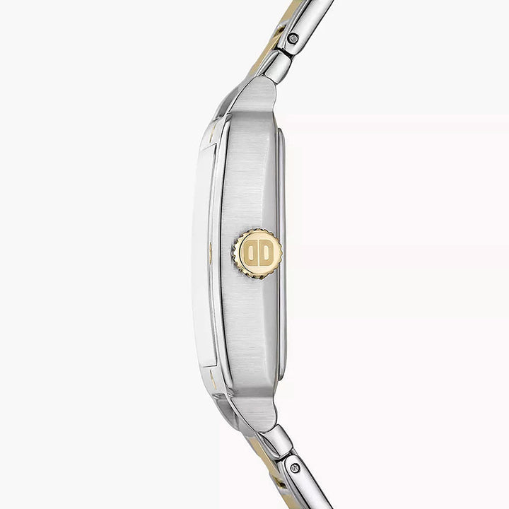 Dkny City Rivet Silver Stainless Steel Women&
