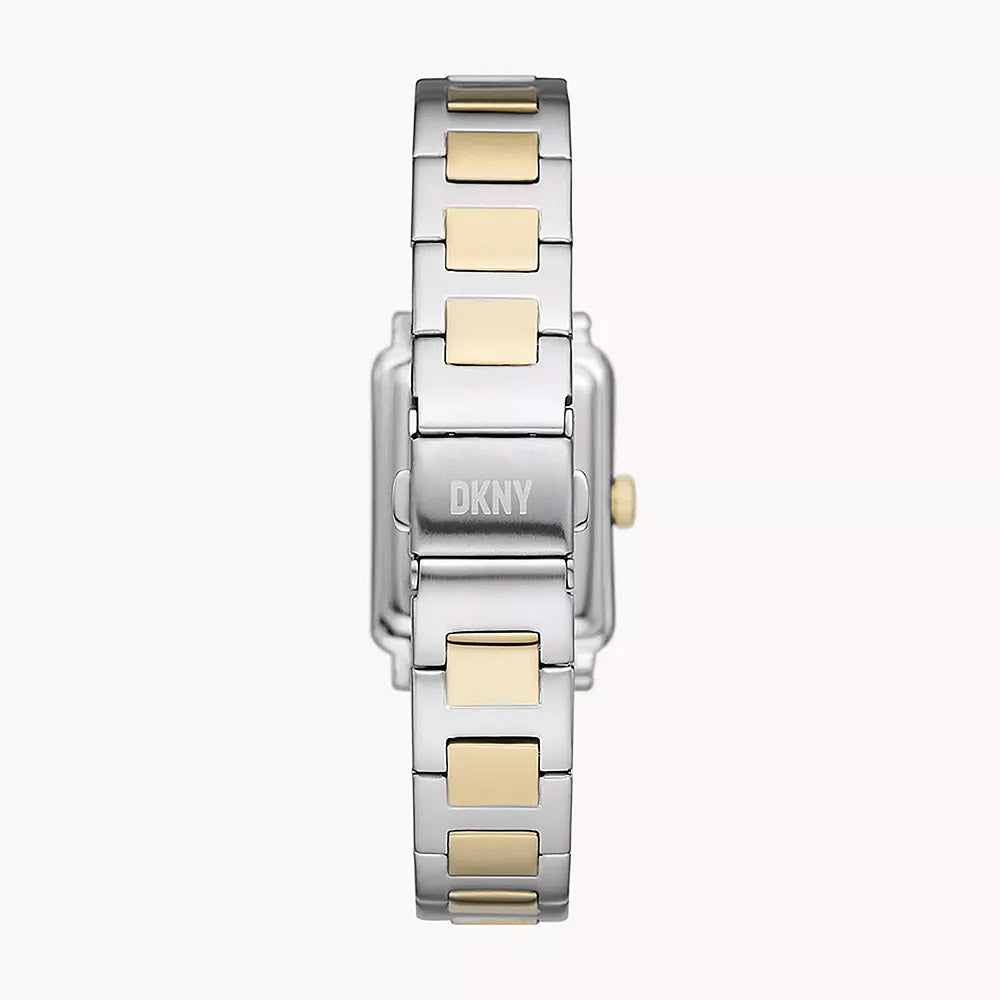Dkny City Rivet Silver Stainless Steel Women&