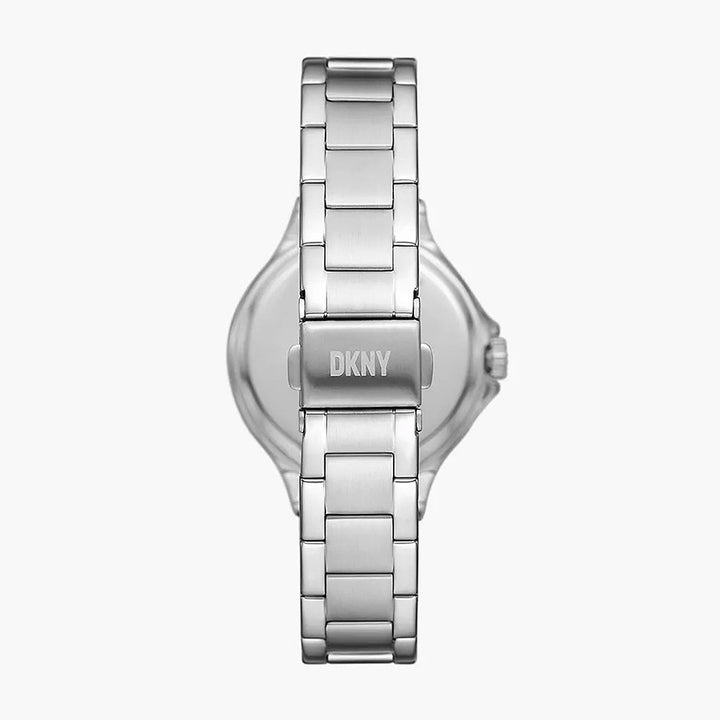 Dkny Chambers Silver Stainless Steel Women&