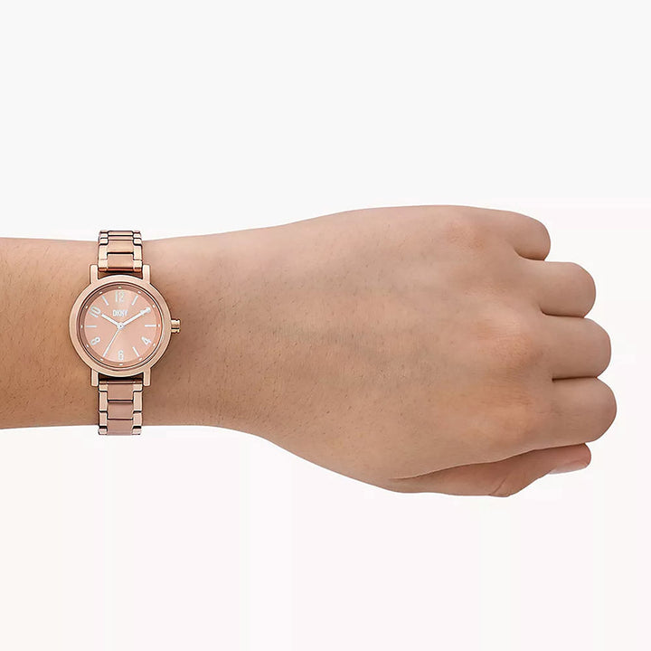 Dkny Soho Rose Gold Alloy Women&