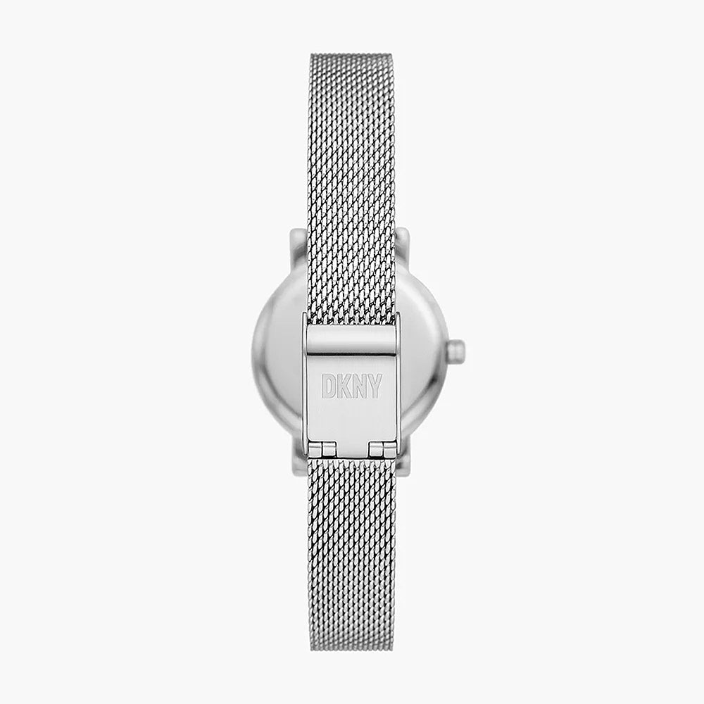 Dkny Soho Silver Stainless Steel Women&