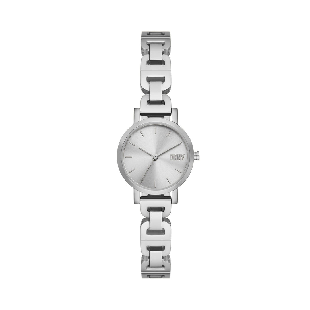 Dkny Soho Chain Silver Stainless Steel Women&