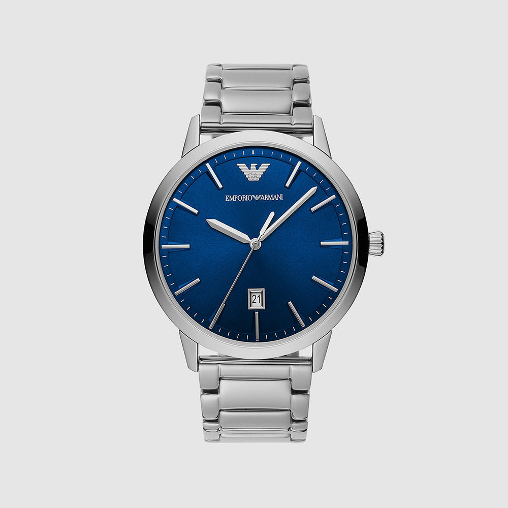 Emporio Armani Renato Silver Men's Watch
