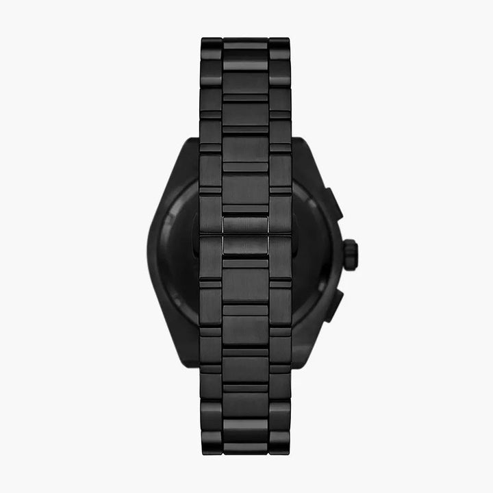 Emporio Armani Federico Black Stainless Steel Men&