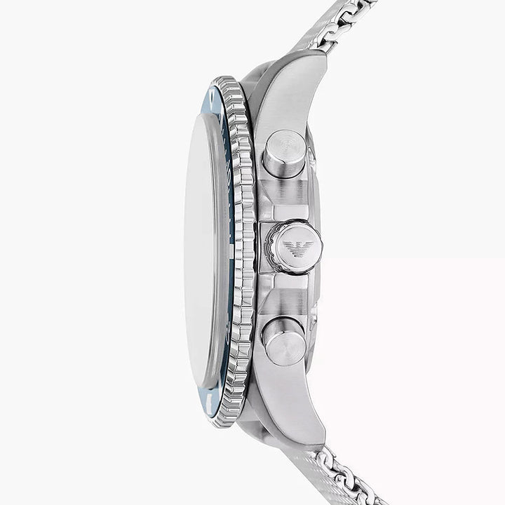 Emporio Armani Diver Silver Stainless Steel Men's Watch - AR11587