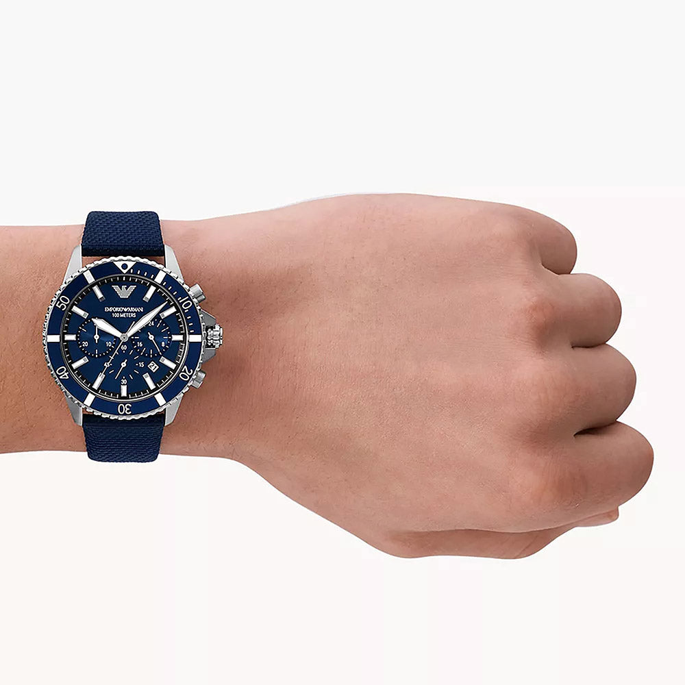 Emporio Armani Diver Silver Stainless Steel Men&