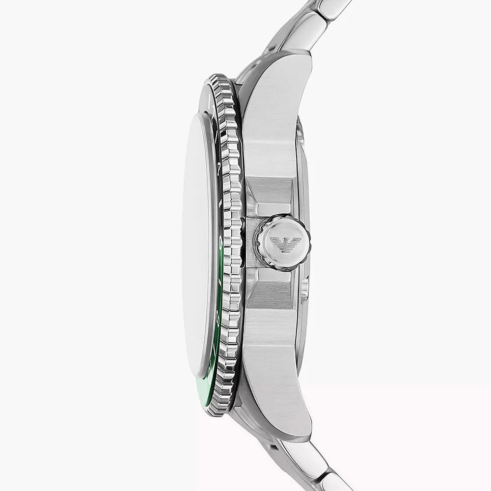 Emporio Armani Diver Silver Stainless Steel Men's Watch