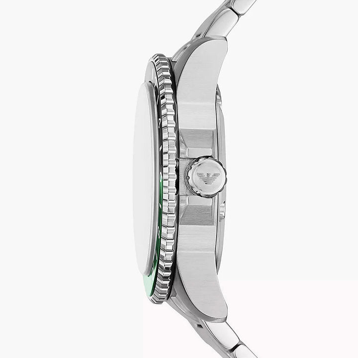 Emporio Armani Diver Silver Stainless Steel Men's Watch