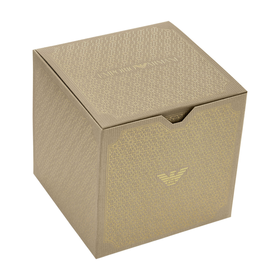 Emporio Armani Two Hand Two Tone Stainless Steel Watch