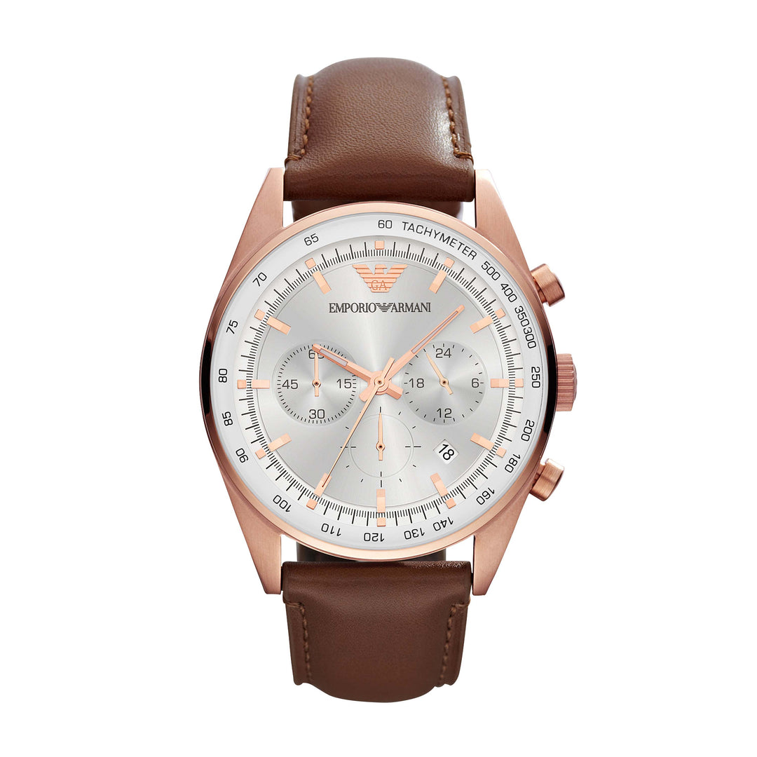 EMPORIO ARMANI SPORT TAZIO G/W RS GS CS CHRONO SLV DL B