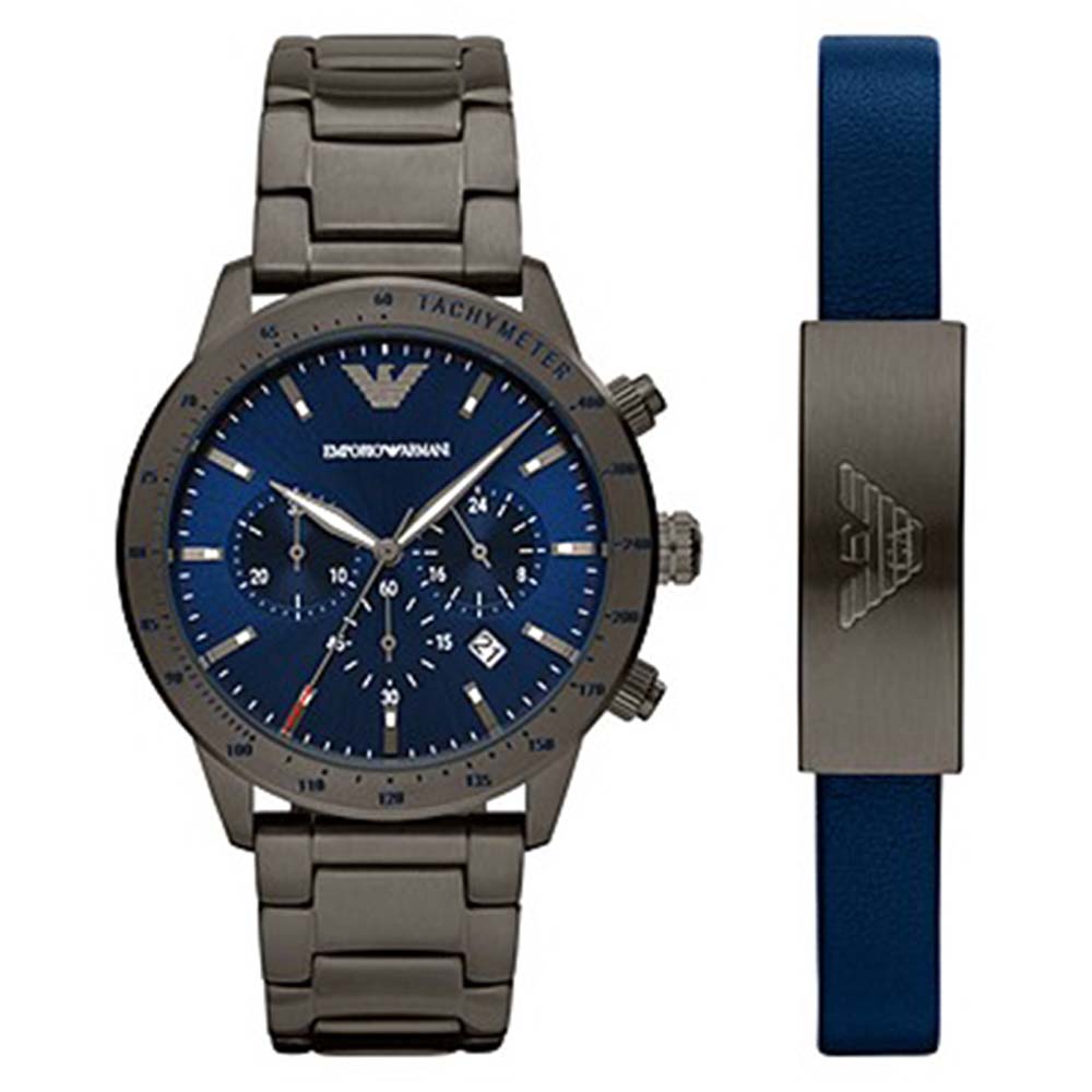 EMPORIO ARMANI SET WATCH AND BRACELET