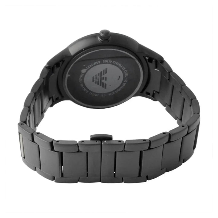 Emporio Armani Renato Black Dial Black PVD Men&