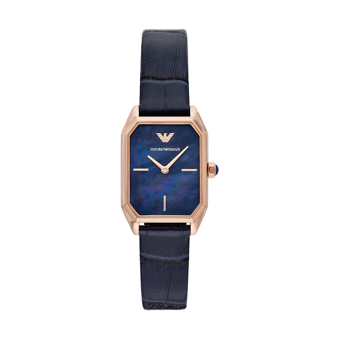 EMPORIO ARMANI MOP ANLG WATCH 0 JWL GP LEATHER STRAP