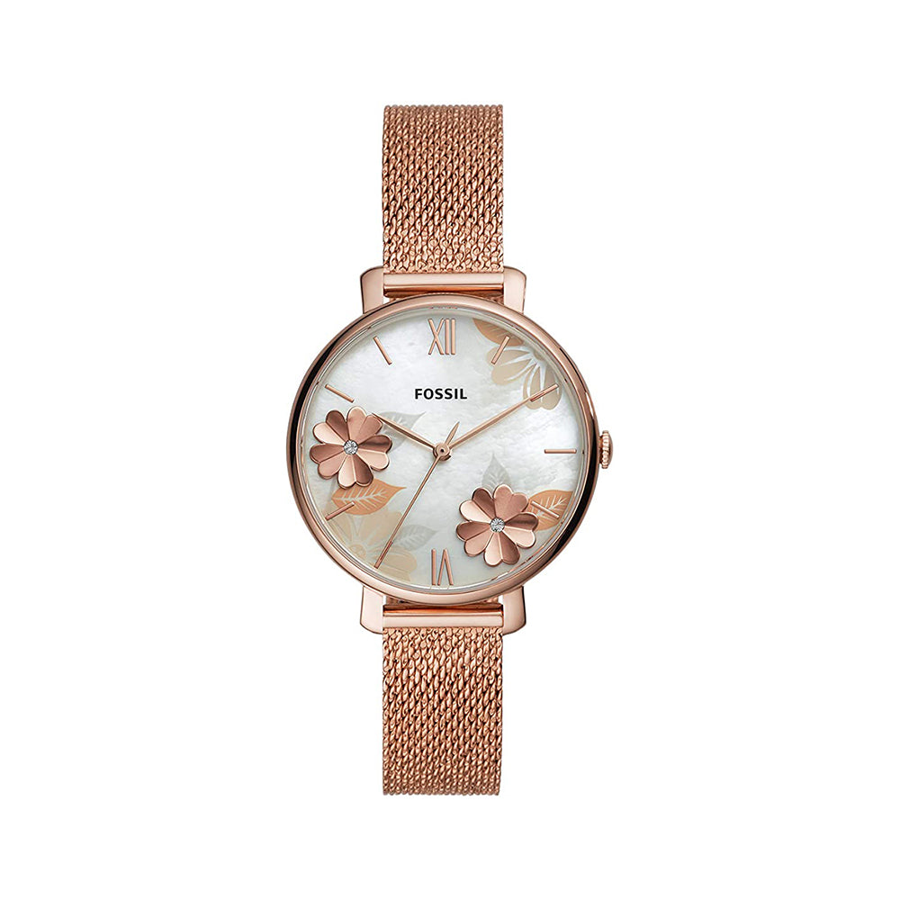 Fossil Mother of Pearl Analog Women&
