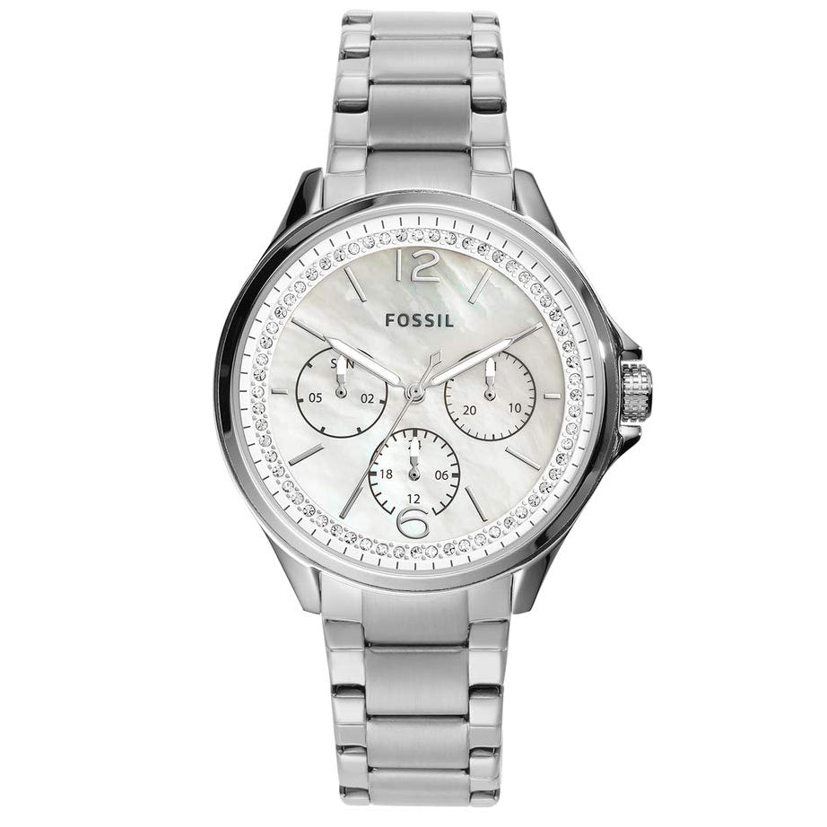 Fossil Mother of Pearl Analog Women&