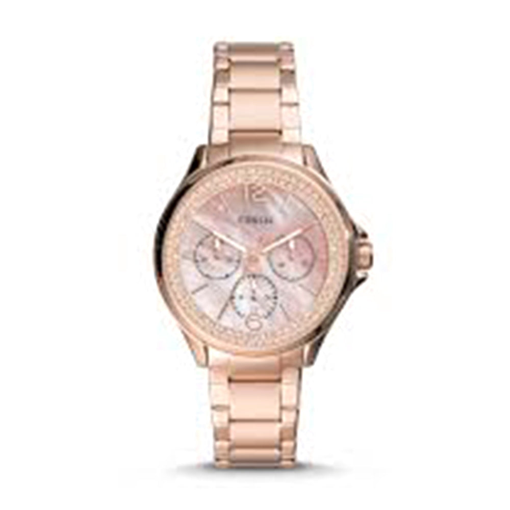 Fossil Mother of Pearl Analog Women&