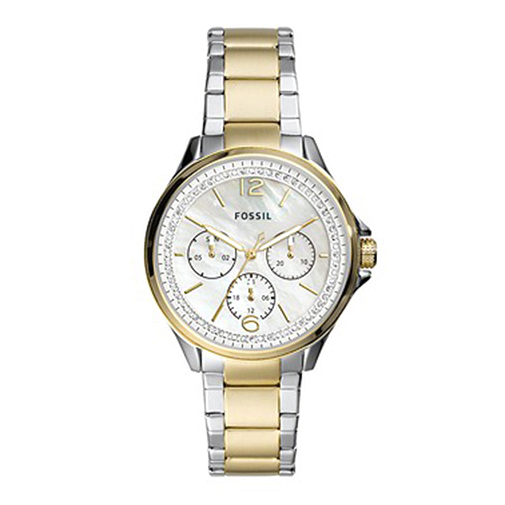 Fossil Mother of Pearl Analog Women&