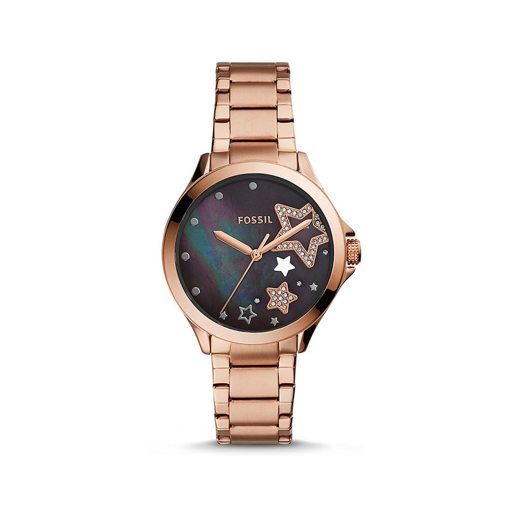 Fossil Mother of Pearl Analog Women&