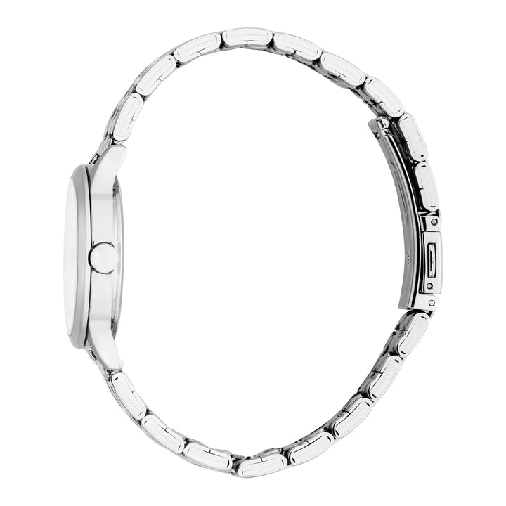 ESPRIT Women Watch, Silver Color Case, Silver Dial, Stainless Steel Metal Bracelet, 3 Hands, 3 ATM