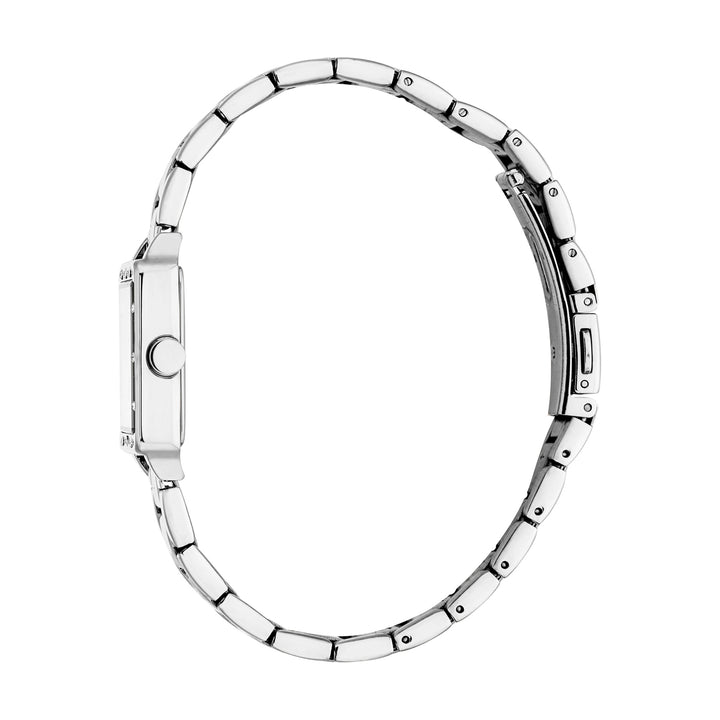ESPRIT Women Watch, Silver Color Case, Silver Dial, Stainless Steel Metal Bracelet, 3 Hands, 3 ATM