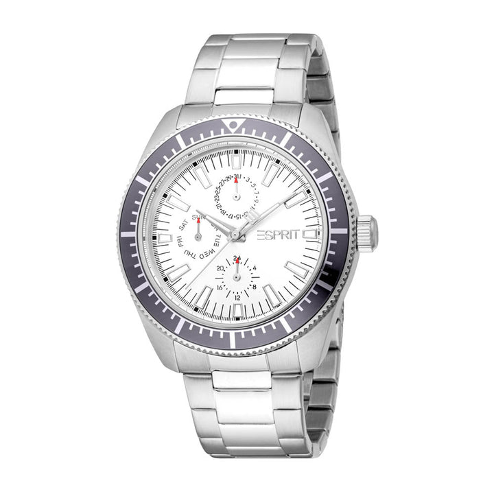 Esprit Men's 43mm Greyson Fashion Silver Dial Watch